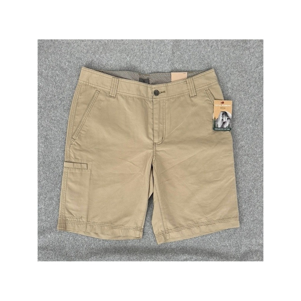 Royal Robbins Men Convoy Short 32 Khaki Tan Standard Fit Hiking Outdoor NWT 0306